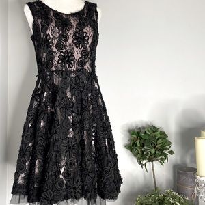 Knitworks Black Formal Dress Girls 16